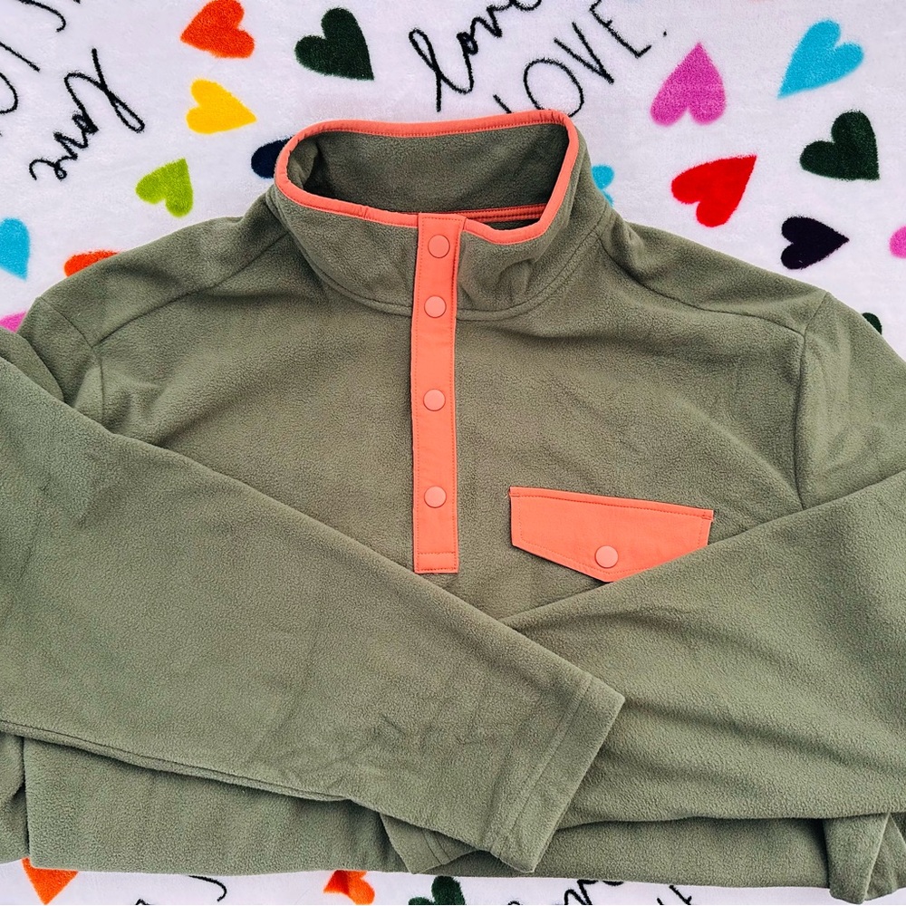 Men’s 3/4 snap fleece pullover